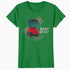 Peanuts Xmas Charlie Brown Good Grief Bauble Moody Sparkle Official Women's SKINNY FIT T-Shirt