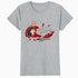 Peanuts Xmas Lucy Mistletoe Kiss Sparkle Christmas Party Lol Official Women's SKINNY FIT T-Shirt