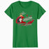 Peanuts Xmas Lucy Mistletoe Kiss Sparkle Christmas Party Lol Official Women's SKINNY FIT T-Shirt