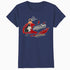 Peanuts Xmas Lucy Mistletoe Kiss Sparkle Christmas Party Lol Official Women's SKINNY FIT T-Shirt