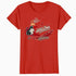 Peanuts Xmas Lucy Mistletoe Kiss Sparkle Christmas Party Lol Official Women's SKINNY FIT T-Shirt