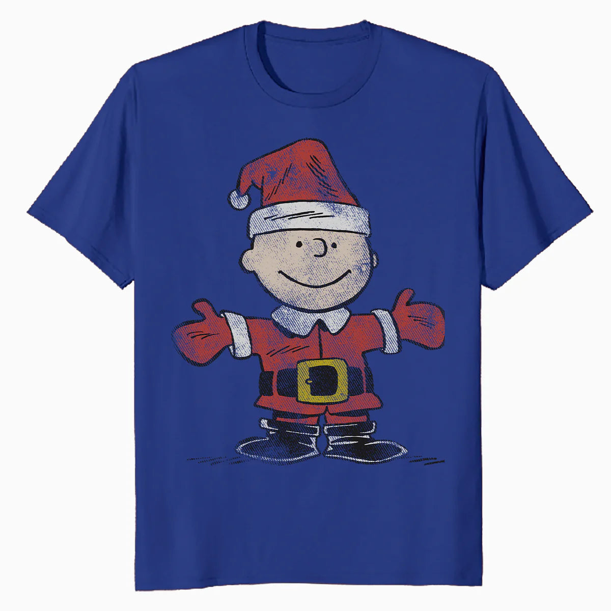 Peanuts Xmas Retro Charlie Brown Santa Vintage 80s 90s Party Official Men's T-Shirt