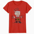 Peanuts Xmas Retro Charlie Brown Santa Vintage 80s 90s Party Official Women's SKINNY FIT T-Shirt