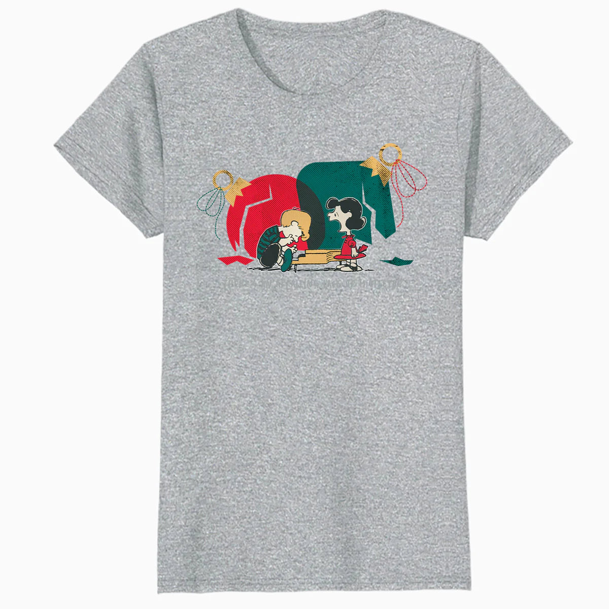 Peanuts Xmas Sally Schroeder Mistletoe Kiss Piano Christmas Official Women's T-Shirt