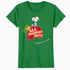 Peanuts Xmas Snoopy All Shopped Out Christmas Party Holiday Official Women's T-Shirt