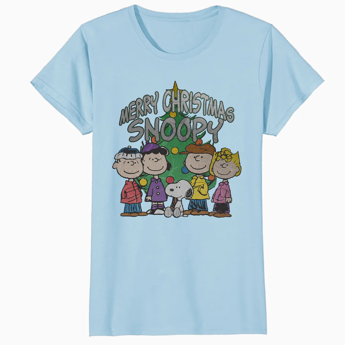 Peanuts Xmas Snoopy Charlie Brown Christmas Vintage 80s 90s Official Women's SKINNY FIT T-Shirt