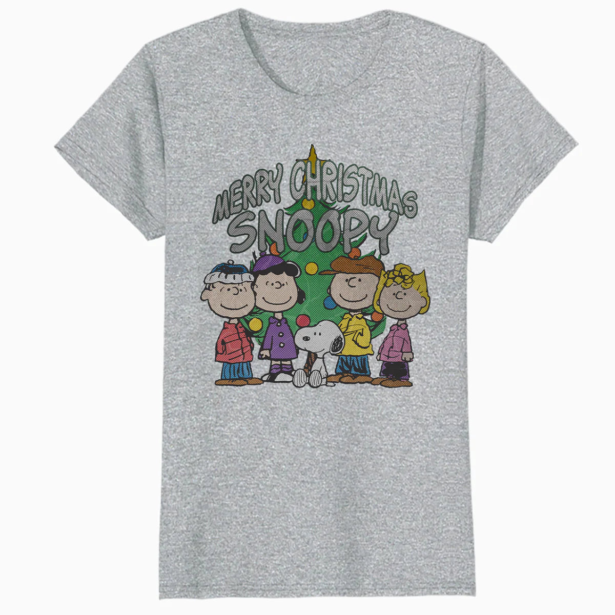 Peanuts Xmas Snoopy Charlie Brown Christmas Vintage 80s 90s Official Women's SKINNY FIT T-Shirt