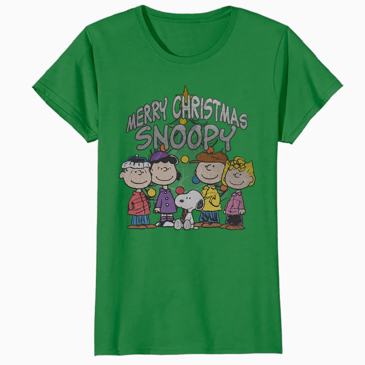 Peanuts Xmas Snoopy Charlie Brown Christmas Vintage 80s 90s Official Women's SKINNY FIT T-Shirt