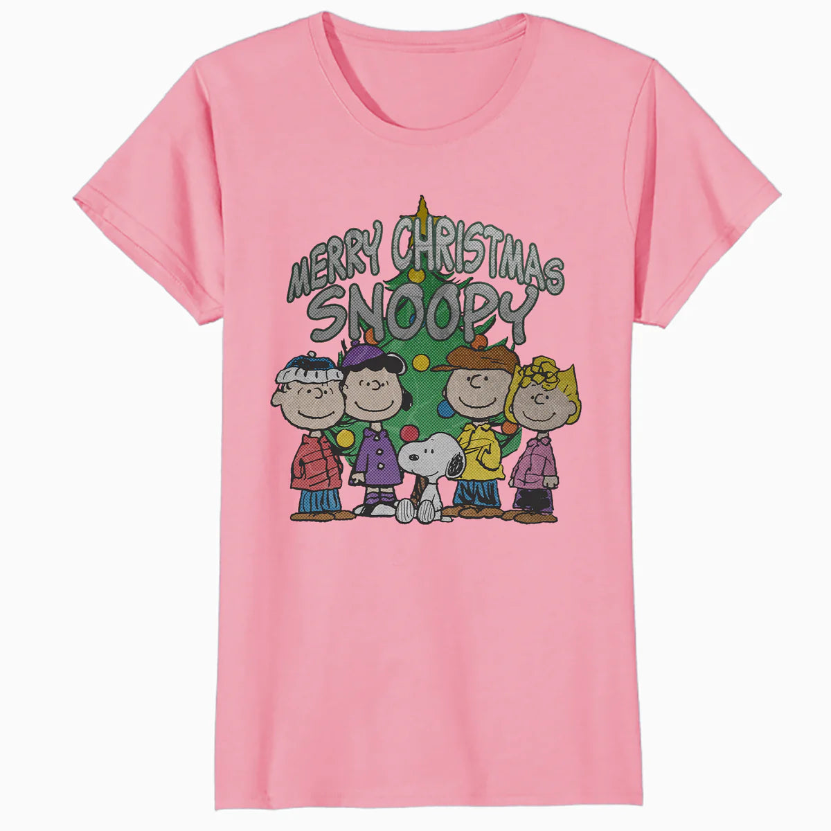 Peanuts Xmas Snoopy Charlie Brown Christmas Vintage 80s 90s Official Women's SKINNY FIT T-Shirt