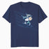 Peanuts Xmas Snoopy Linus Holiday Sleigh Ride Retro 80s 90s Official Men's T-Shirt