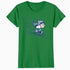 Peanuts Xmas Snoopy Linus Holiday Sleigh Ride Retro 80s 90s Official Women's SKINNY FIT T-Shirt
