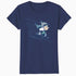 Peanuts Xmas Snoopy Linus Holiday Sleigh Ride Retro 80s 90s Official Women's SKINNY FIT T-Shirt