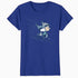 Peanuts Xmas Snoopy Linus Holiday Sleigh Ride Retro 80s 90s Official Women's SKINNY FIT T-Shirt