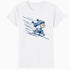 Peanuts Xmas Snoopy Linus Holiday Sleigh Ride Retro 80s 90s Official Women's SKINNY FIT T-Shirt