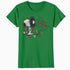 Peanuts Xmas Snoopy Retro Lights Vintage Grumpy Christmas Official Women's SKINNY FIT T-Shirt