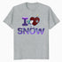 Peanuts Xmas Snoopy Woodstock I Love Snow Classic Holiday Official Men's T-Shirt