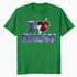 Peanuts Xmas Snoopy Woodstock I Love Snow Classic Holiday Official Men's T-Shirt