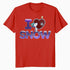 Peanuts Xmas Snoopy Woodstock I Love Snow Classic Holiday Official Men's T-Shirt