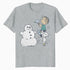 Peanuts Xmas Snoopy Woodstock Linus Snowman Vintage 80s 90s Official Men's T-Shirt