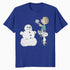 Peanuts Xmas Snoopy Woodstock Linus Snowman Vintage 80s 90s Official Men's T-Shirt