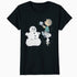 Peanuts Xmas Snoopy Woodstock Linus Snowman Vintage 80s 90s Official Women's SKINNY FIT T-Shirt