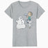 Peanuts Xmas Snoopy Woodstock Linus Snowman Vintage 80s 90s Official Women's SKINNY FIT T-Shirt