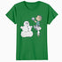 Peanuts Xmas Snoopy Woodstock Linus Snowman Vintage 80s 90s Official Women's SKINNY FIT T-Shirt