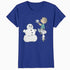 Peanuts Xmas Snoopy Woodstock Linus Snowman Vintage 80s 90s Official Women's SKINNY FIT T-Shirt