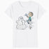 Peanuts Xmas Snoopy Woodstock Linus Snowman Vintage 80s 90s Official Women's SKINNY FIT T-Shirt