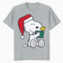 Peanuts Xmas Snoopy Woodstock Present Retro Vintage 80s 90s Official Men's T-Shirt
