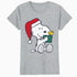 Peanuts Xmas Snoopy Woodstock Present Retro Vintage 80s 90s Official Women's SKINNY FIT T-Shirt