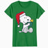 Peanuts Xmas Snoopy Woodstock Present Retro Vintage 80s 90s Official Women's SKINNY FIT T-Shirt