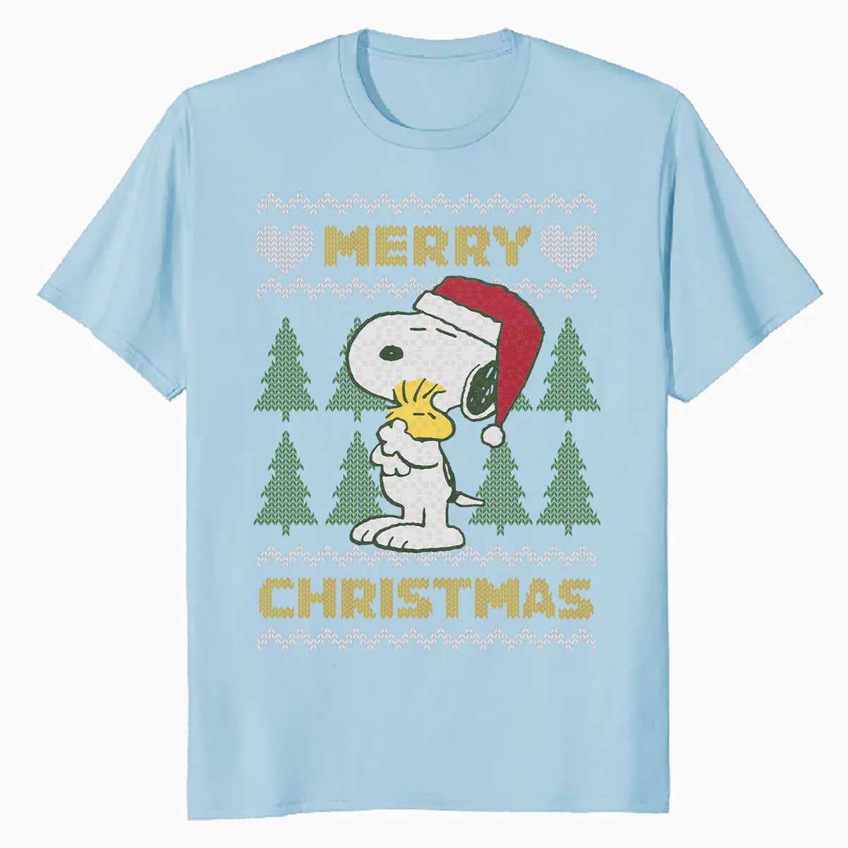 Peanuts Xmas Snoopy Woodstock Retro Ugly Christmas Vintage Official Men's T-Shirt