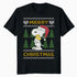 Peanuts Xmas Snoopy Woodstock Retro Ugly Christmas Vintage Official Men's T-Shirt