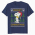 Peanuts Xmas Snoopy Woodstock Retro Ugly Christmas Vintage Official Men's T-Shirt