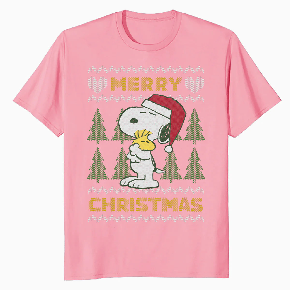 Peanuts Xmas Snoopy Woodstock Retro Ugly Christmas Vintage Official Men's T-Shirt