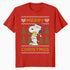 Peanuts Xmas Snoopy Woodstock Retro Ugly Christmas Vintage Official Men's T-Shirt