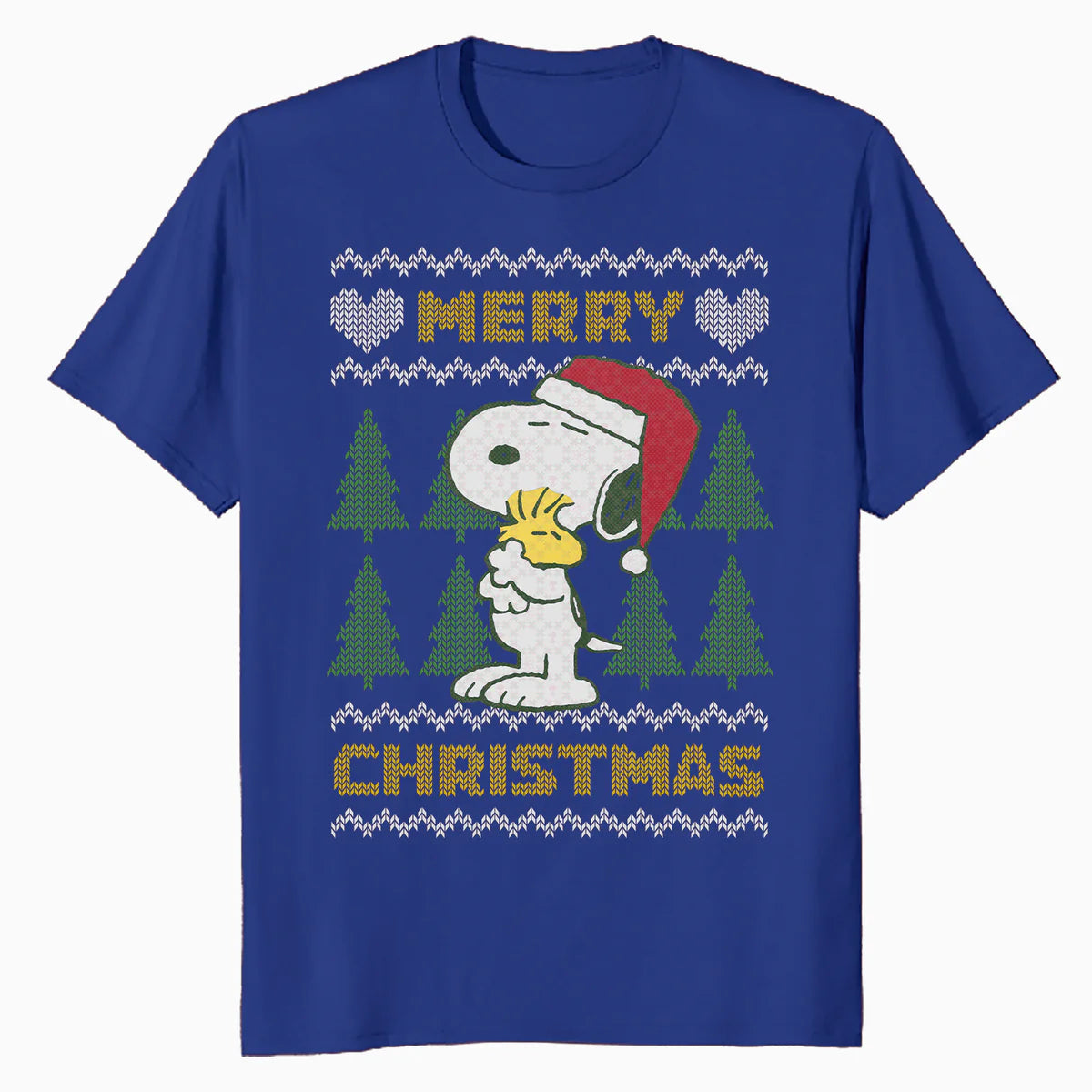 Peanuts Xmas Snoopy Woodstock Retro Ugly Christmas Vintage Official Men's T-Shirt