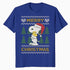 Peanuts Xmas Snoopy Woodstock Retro Ugly Christmas Vintage Official Men's T-Shirt