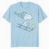 Peanuts Xmas Snoopy Woodstock Sleigh Retro Holiday Vintage Official Men's T-Shirt