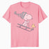 Peanuts Xmas Snoopy Woodstock Sleigh Retro Holiday Vintage Official Men's T-Shirt