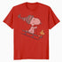 Peanuts Xmas Snoopy Woodstock Sleigh Retro Holiday Vintage Official Men's T-Shirt