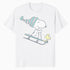 Peanuts Xmas Snoopy Woodstock Sleigh Retro Holiday Vintage Official Men's T-Shirt