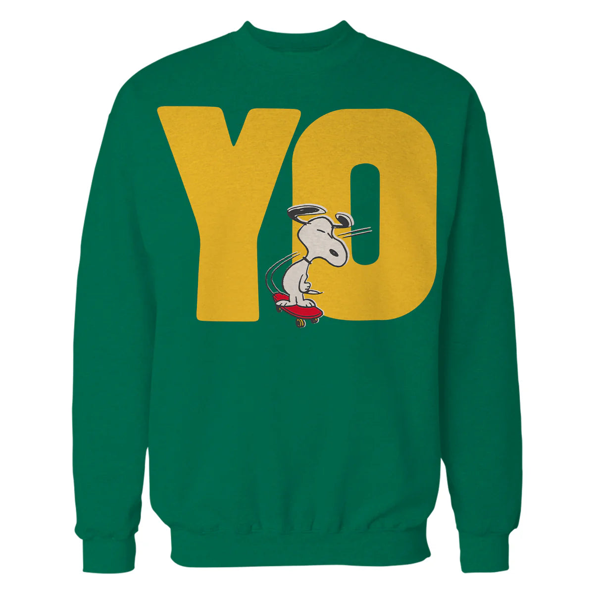 Peanuts Snoopy Skateboard Tricks Stunts Beagle 50s Classic Lol Retro Official Sweatshirt