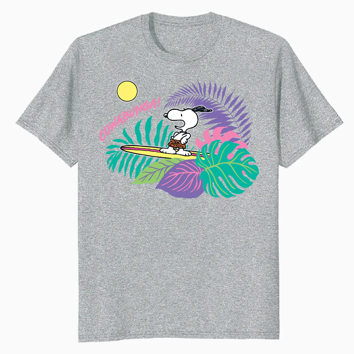 Peanuts Snoopy Summer Surfing Hawaii Holiday Longboard Classic Retro Official Men's T-Shirt