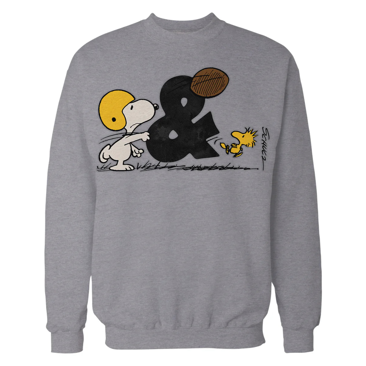 Peanuts Snoopy Woodstock American Football Team Player Friends Retro Official Sweatshirt