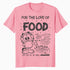 Garfield Food Love Lasagna Foodie Hungry Cat Funny Vintage Official Men's T-Shirt