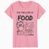 Garfield Food Love Lasagna Foodie Hungry Cat Funny Vintage Official Women's T-Shirt