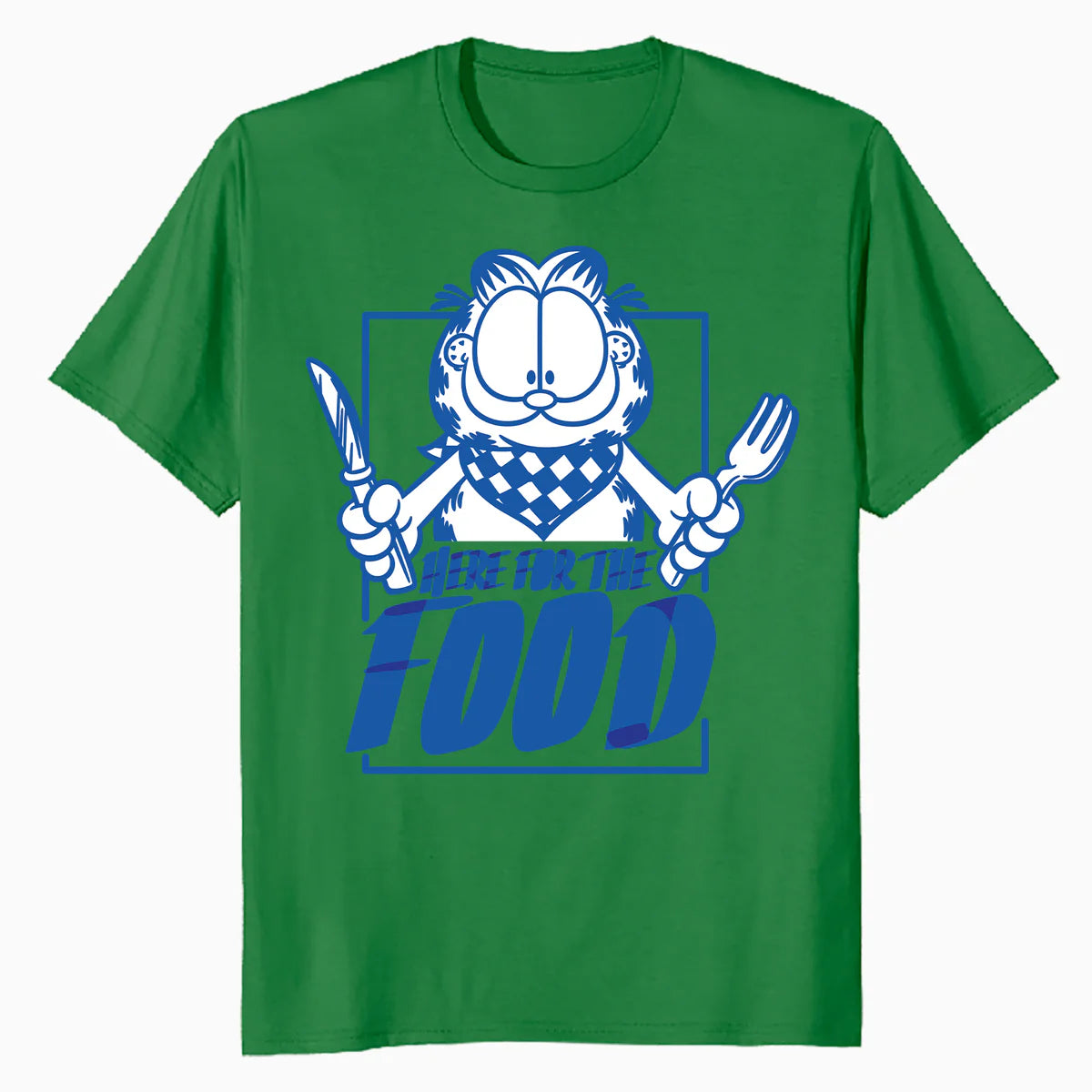 Garfield Food Love Lasagna Foodie Hungry Cat Lol Funny Retro Official Men's T-Shirt