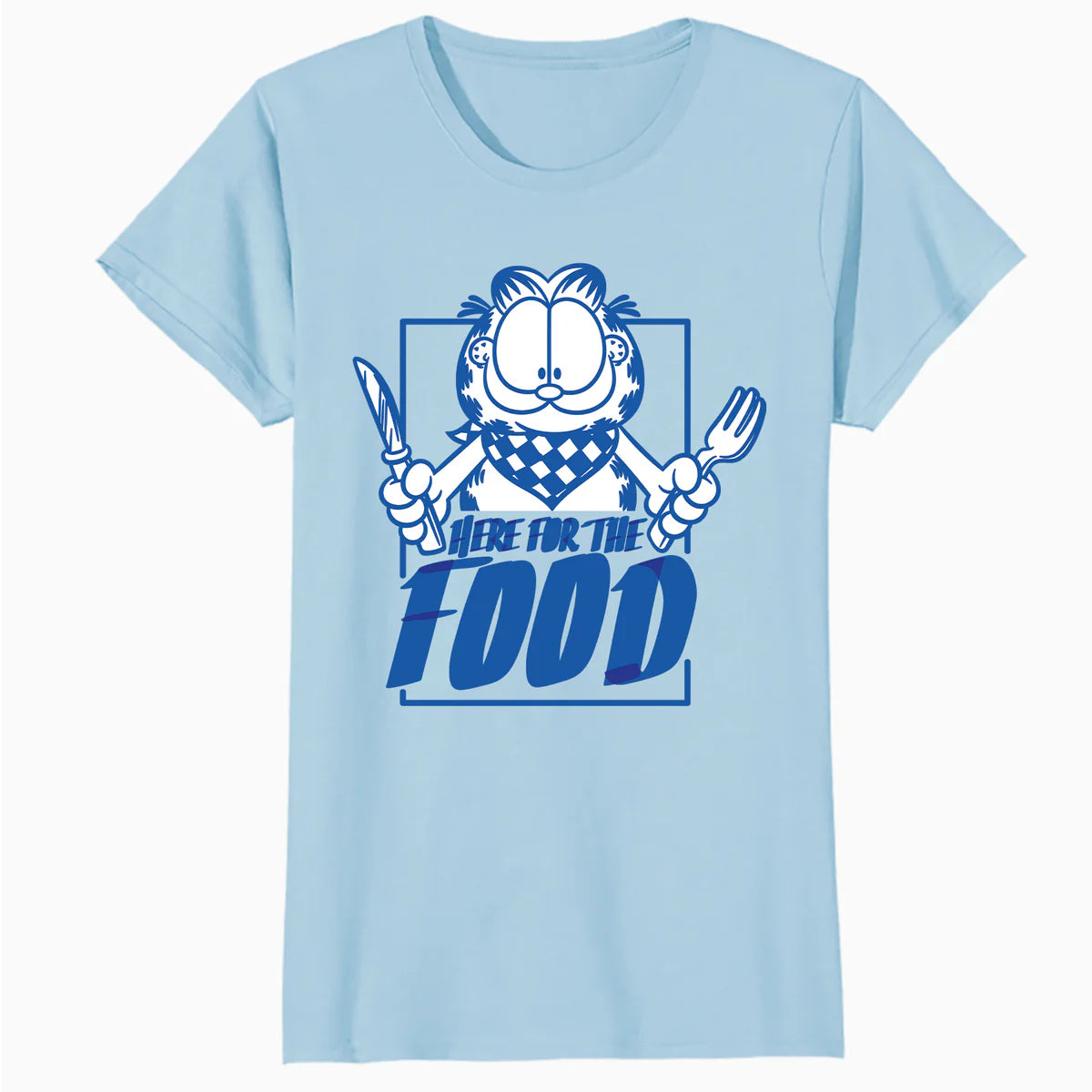 Garfield Food Love Lasagna Foodie Hungry Cat Lol Funny Retro Official Women's T-Shirt